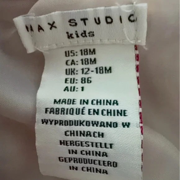 Stylish lightweight Designer waterproof Max Studio 18M Floral toddler Raincoat - Picture 7 of 9